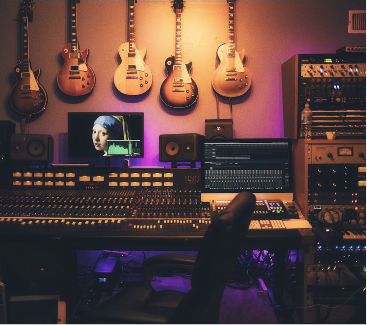 Professional recording and mixing studio